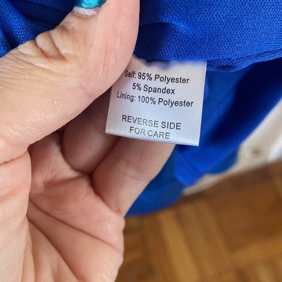 New Blue Alexia Admor Dress Short BodyCon Mini Long Sleeve plus 3X Business Work - Picture 6 of 8